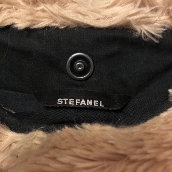 Stefanel Army Green Parka with Fur Insert - Picture 7 of 7